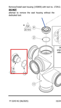 Load image into Gallery viewer, Binks 195634 PLUG -- Ref 14, Pressure Relief Valve Manual 77-3243 EN [ English ]