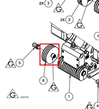 Load image into Gallery viewer, Binks 195850 HEAT EXCHANGER EXTENSION -- Ref 6, Maple 15/25 Pump Manual 77-3339 EN [ English ]