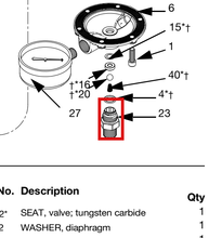 Load image into Gallery viewer, Graco 195934 Adapter, Inlet  3/8-19 Iso - highlighted in parts diagram