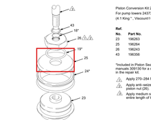 Load image into Gallery viewer, Graco 196264 Plate, Retaining - highlighted in parts diagram