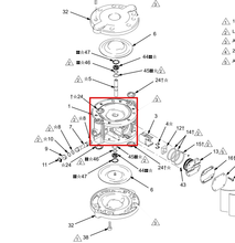 Load image into Gallery viewer, Graco 197679 Kit, Repair, Housing, Center - highlighted in parts diagram