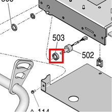 Load image into Gallery viewer, Graco 198650 Shaft Spacer - item 503 highlighted in the Graco 3A9033EN-A parts diagram