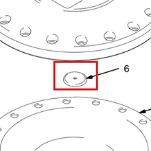 Load image into Gallery viewer, Graco 198778 PLATE, DIAPHRAGM, AIRSIDE - item 6 highlighted in the Graco 307707EN-ZAS parts diagram