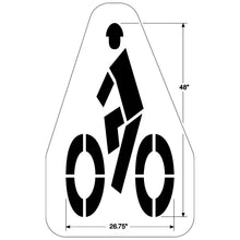Load image into Gallery viewer, NewStripe Federal Bike with Helmet Symbol Stencil