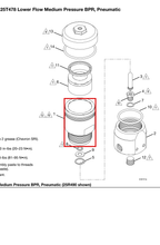 Load image into Gallery viewer, Graco 19B728 Cylinder,regulator,bp,med Pr,10 - highlighted in parts diagram