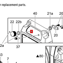 Load image into Gallery viewer, Graco 19C095 Label,eodd Control, Non-hazard - highlighted in parts diagram