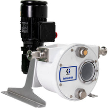 Load image into Gallery viewer, Graco 19C733 SoloTechâ„¢ h25 Peristaltic Pump, 0.25 hp AC motor with low-speed gear reducer, .14-.81 gpm, FDA Nitrile Hose, SST Sanitary Clamp Barb