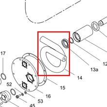 Load image into Gallery viewer, Graco 19C740 KIT,HOSE I6 EPDM - item 14 highlighted in the Graco 3A3367EN-N parts diagram