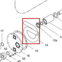 Load image into Gallery viewer, Graco 19C745 KIT,HOSE H25 FDA - item 14 highlighted in the Graco 3A3367EN-N parts diagram