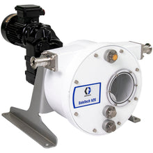 Load image into Gallery viewer, Graco 19D098 SoloTechâ„¢ h26 Peristaltic Pump, 0.3 hp AC motor with low-speed gear reducer, .23-.1.4 gpm, FDA Nitrile Hose, SST Sanitary Clamp Barb
