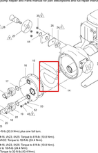 Load image into Gallery viewer, Graco 19D482 Kit,front Cover I32 - highlighted in parts diagram
