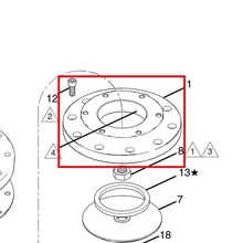 Load image into Gallery viewer, Graco 19Y623 ADAPTER,REGULATOR,LOW PROFILE - item 1 highlighted in the Graco 3A7527EN-D parts diagram