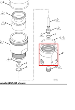 Load image into Gallery viewer, Graco 19Y873 Housing,regulator,bp,medium Press - highlighted in parts diagram