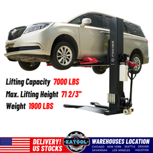 Load image into Gallery viewer, Katool KT-SPL 700 3 Ton Single Post Lift — view 4