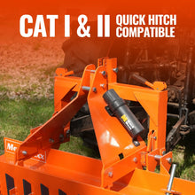 Load image into Gallery viewer, MechMaxx 84" Heavy Duty Soil Pulverizer, Double Spiked Roller, 29 Shanks, Category 1 and 2, 3 Point Hitch Tractor Attachment, TSP84D