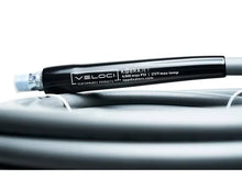 Load image into Gallery viewer, 3/8" x 75' Gray Non-Marking Smooth Pressure Washer Hose, 4300 PSI, Swivel Male Inlet, Fixed Outlet