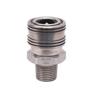 Prima Stainless Steel Coupler 3/8" MPT