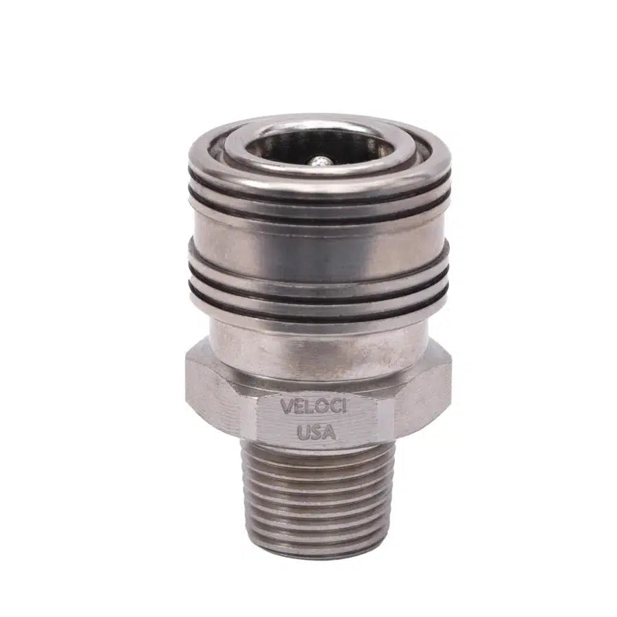 Prima Stainless Steel Coupler 3/8