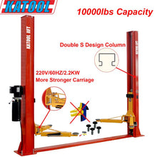Load image into Gallery viewer, Katool KT-H100 10000 lbs. Floor Plate Two Post Lift