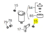 Load image into Gallery viewer, Iron Fitting 1/4" Male x 1/4" Male for Blaze 100 Heater