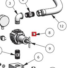 Load image into Gallery viewer, Binks 20-2288-1 PLUG, 1/4 NPT -- Ref 8, MX3070 &amp; MX3560 Pump Manual 77-2960 EN [ English ]
