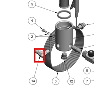 Load image into Gallery viewer, Binks 20-2828 1/4'' NPT ELBOW -- Ref 14, MX1205 &amp; MXL1205 Pump Manual - 77-3204 EN [ English ]