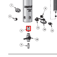 Load image into Gallery viewer, Binks 20-4854 DM NIPPLE 1/4" NPT -- Ref 9, MX3070 &amp; MX3560 Pump Manual 77-2960 EN [ English ]