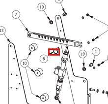 Load image into Gallery viewer, Binks 20-6873 QUICK RELEASE PIN -- Ref 8, Century Pump Manual 77-2940 EN [ English ]