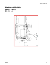 Load image into Gallery viewer, Graco 2000047 Kit, G-mini, 24 Vdc - highlighted in parts diagram