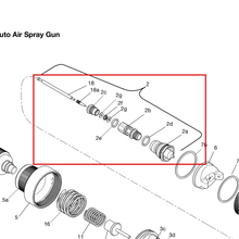 Load image into Gallery viewer, Graco 2000501 KIT,FLUID CARTRIDGE,.030 - item 2 highlighted in the Graco 407194EN parts diagram