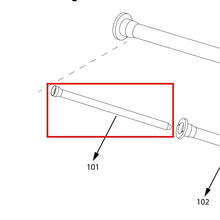 Load image into Gallery viewer, Graco 2000548 MIXER,10-24T - item 101 highlighted in the Graco 3A9349EN parts diagram