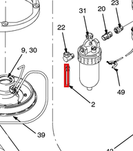 Load image into Gallery viewer, Graco 200115 Hose, Coupled 61020 - highlighted in parts diagram