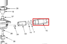 Load image into Gallery viewer, Graco 2002553 Valve,dual Outlet Check - highlighted in parts diagram