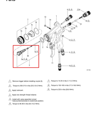 Load image into Gallery viewer, Graco 2004191 Kit,fluid And Needle Cartridge, .030 - highlighted in parts diagram