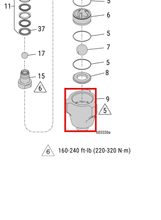 Load image into Gallery viewer, Graco 2007072 Kit, Housing, Inlet, 3.0 - highlighted in parts diagram