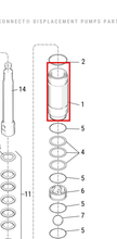 Load image into Gallery viewer, Graco 2007075 Kit. Cylinder, Pump, 1200, 290CC - highlighted in parts diagram