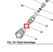 Load image into Gallery viewer, Graco 2007155 Kit,fluid Cartridge Repair, High Wear - highlighted in parts diagram