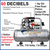 California Air Tools 2010ALFC Industrial Ultra Quiet & Oil Free Air Compressor