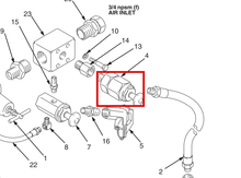 Load image into Gallery viewer, Graco 203842 Valve, Air - highlighted in parts diagram