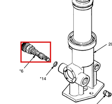 Load image into Gallery viewer, Graco 204496 Valve, By-pass - highlighted in parts diagram