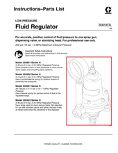 Load image into Gallery viewer, Graco 204500 Low Pressure Fluid Regulator, 250 Max psi, 0-15 psi Regulated Pressure, 0.75 GPM, Aluminum, Spring Type, 3/8 (f) x 3/8 (m), 1/4 (f) Port - highlighted in parts diagram