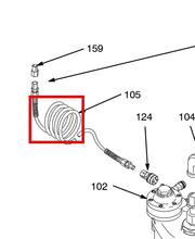 Load image into Gallery viewer, Graco 205600 Hose, Coupled, Wpr200, 50 Ft - highlighted in parts diagram