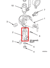 Load image into Gallery viewer, Graco 206205 Manifold, Air - highlighted in parts diagram