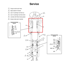 Load image into Gallery viewer, Graco 206529 Housing, Outlet, Pump - highlighted in parts diagram