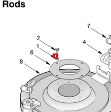 Load image into Gallery viewer, Graco 206586 Cover, Drum, Lb 400 - highlighted in parts diagram