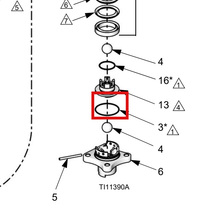 Load image into Gallery viewer, Graco 206616 Seat, Piston - highlighted in parts diagram