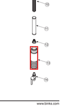 Load image into Gallery viewer, Binks 207-11688 FILTER BOWL -- Ref 13, 207-12259 Filter Assembly Manual 77-2807 EN [ English ]