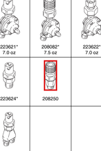Load image into Gallery viewer, Graco 208250 Coupler, Slip Ring - highlighted in parts diagram