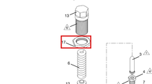 Load image into Gallery viewer, Graco 20A105 Nut,lock,regulator,back Pres - highlighted in parts diagram