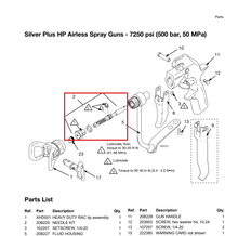 Load image into Gallery viewer, Graco 20B225 Silver Plus Needle Kit - highlighted in parts diagram